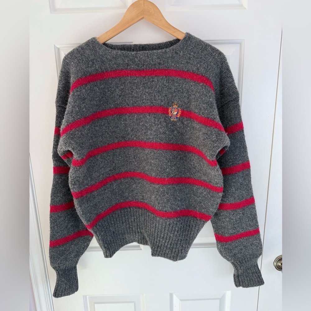 Vintage Polo Ralph Lauren Wool Striped Sweater